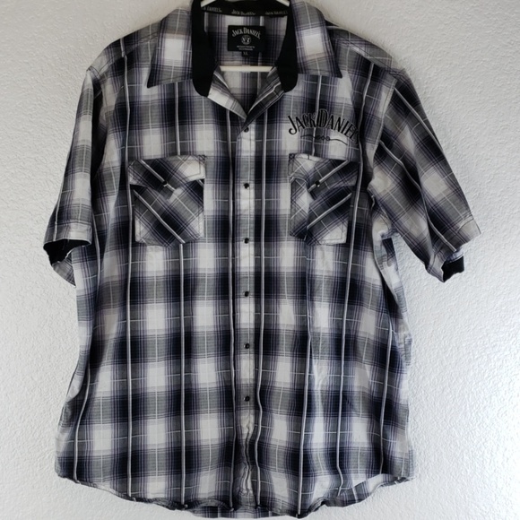 Jack Daniels Other - Jack Daniel's snap button down short sleeve XL